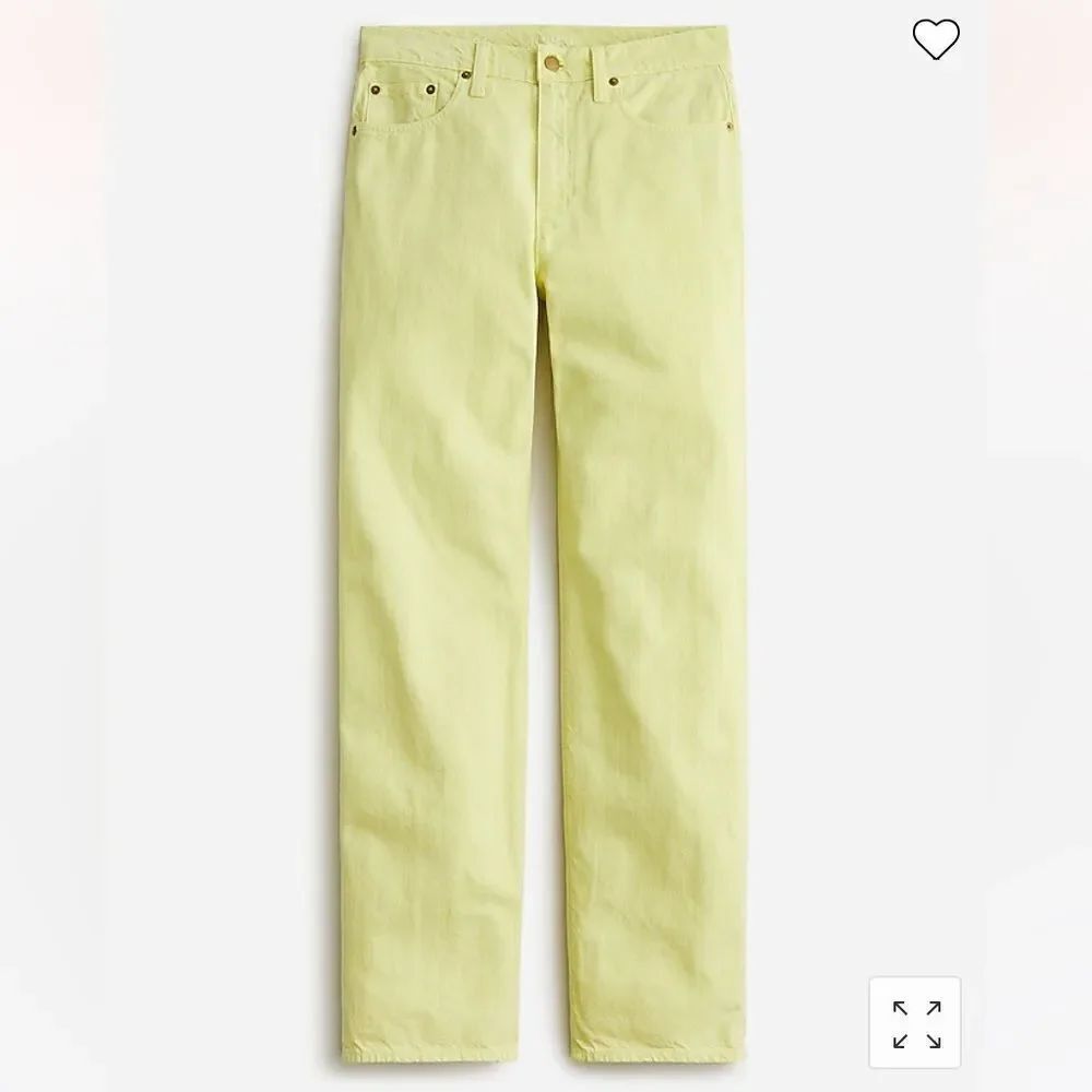 J. Crew Slouchy-straight garment-dyed dad jean